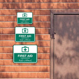 Classic Framed Plus First Aid - إسعافات أولية Door or Wall Sign | Bilingual General Signs - Arabic