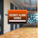 Classic Framed Plus Security Alarm Sounds When Unauthorized Entry is Detected Door or Wall Sign | Surveillance & Alarm Systems