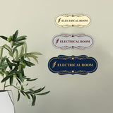 Designer Electrical Room (Lightning) Wall or Door Sign