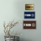 Classic Framed IT Room Wall or Door Sign