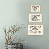 Classic Framed Plus Arraigados en Cristo — Rooted in Christ Door or Wall Sign | Spanish - Inspirational & Scripture Signs