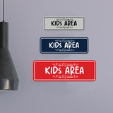 Signs ByLITA Standard Kids Area (Toy vector) Wall or Door Sign