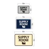 Classic Framed Supply Room Wall or Door Sign