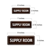 Standard Plus Supply Room Wall or Door Sign | Office & Home Decor