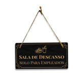 Spanish Signs - 5 x 10" Hanging Signs