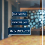 Standard Plus Main Entrance Wall or Door Sign | Public Spaces Signage