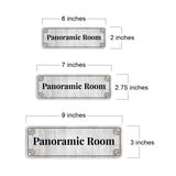 Standard Plus Panoramic Room Door or Wall Sign | Office & Home Signage