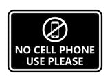 Classic Framed No Cell Phone Use Please