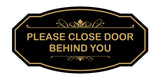 Victorian Please Close Door Behind You Wall or Door Sign