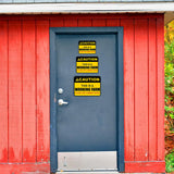 Classic Framed Plus Caution This Is A Working Farm Please Use Common Sense Door or Wall Sign | Farm/Barn Warning Signage