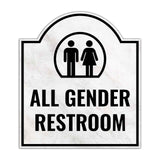 All Gender Restroom' Headstone ? Wall/Door Restroom & Hygiene Sign