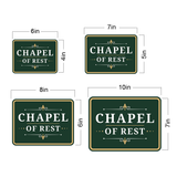 Classic Framed Plus Chapel of Rest — Wall or Door Sign | Funeral and Memorial Services - Room & Area - Sign