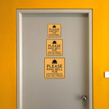 Square Plus Please Ring Bell For Appointments and Deliveries Wall or Door Sign | Health & Safety Warehouse Business Signage