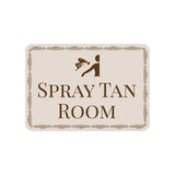 Classic Framed Plus Spray Tan Room — Wall or Door Sign | Treatment Room - Sign