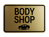 Signs ByLITA Classic Framed Body Shop Wall or Door Sign