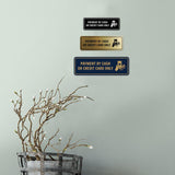 Signs ByLITA Standard Payment by Cash or Credit Card Only Door or Wall Sign Durable ABS Plastic | Laser Engraved | Easy Installation | Elegant Design