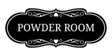 Signs ByLITA Designer Powder Room Wall or Door Sign