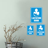 Portrait Round Plus Lactation Room Wall or Door Sign | Baby Rooms Signage