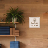Square Plus Facial Room — Wall or Door Sign | Treatment Room - Sign