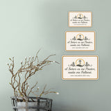 Classic Framed Plus El Señor es mi pastor, nada me faltará. Salmos 23:1 Door or Wall Sign | Spanish - Inspirational & Scripture Signs