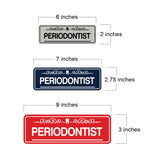 Signs ByLITA Standard Periodontist Tooth Graphic Dentist Office Decor Wall or Door Sign