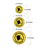 Circle Plus Don't Shout Wall or Door Sign | Safety Signs For Babies and Toddlers Daycare