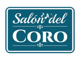 Classic Framed Plus Salón del Coro — Choir Room Door or Wall Sign | Spanish - Church Room & Area Signs