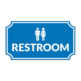 Notched Standard Restroom & Hygiene Wall or Door Sign