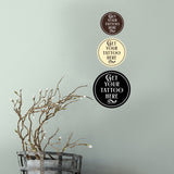 Signs ByLITA Circle Get Your Tattoo Here Wall or Door Sign