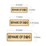 Standard Plus Beware of Dog Wall or Door Sign | Home Decor