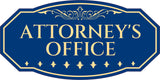 Victorian Plus Attorney's Office Wall or Door Sign | Legal and Courtroom Decoration