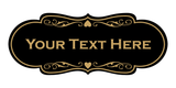 Designer Custom Personalizable Plastic Wall or Door Sign