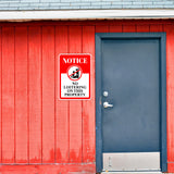 Portrait Round Plus Notice No Loitering On This Property Wall or Door Sign | Safety Signage
