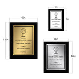Basketball Customizable Black Frame Wooden Award Plaque | Easel Mount Option | Achievement and Recognition Personalizable Plaques