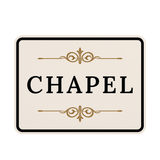 Classic Framed Plus Chapel — Wall or Door Sign | Funeral and Memorial Services - Room & Area - Sign