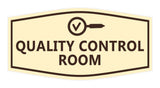 Signs ByLITA Fancy Quality Control Room Wall or Door Sign