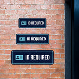 Standard Plus ID Required Door or Wall Sign | Proof of Age | Bar Restaurant and Venue