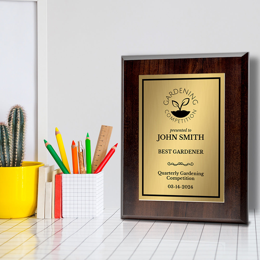 Custom and stock plaques