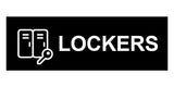 Basic Lockers Wall or Door Sign