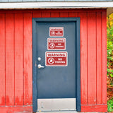 Classic Framed Plus Warning No Fishing Wall or Door Sign | Marina Quayside Signage