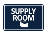 Classic Framed Supply Room Wall or Door Sign
