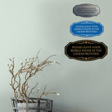 Signs ByLITA Victorian Please Leave Your Mobile Phone In the Locker Provided Wall or Door Sign