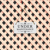 Under Maintenance 5" x 10" Hanging Wall or Door Sign | Rustic Twine | Stylish Business or Office Signage
