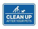 Signs ByLITA Classic Framed Clean up After Your Pets Wall or Door Sign
