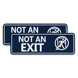 Standard NOT an EXIT (Stick Man) Wall or Door Sign