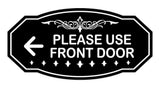 Victorian Please Use Front Door Wall or Door Sign