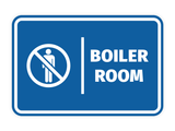 Signs ByLITA Classic Framed Boiler Room Door or Wall Sign Easy Installation | Health And Safety | Building And Hospitality Signs
