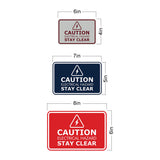 Signs ByLITA Classic Framed Caution: Electrical Hazard - Stay Clear Door or Wall Sign Easy Installation | Health And Safety | Building And Warning Signs