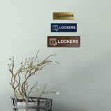 Basic Lockers Wall or Door Sign