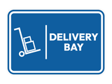 Signs ByLITA Classic Framed Delivery Bay Door or Wall Sign Easy Installation | Health And Safety | Building And Hospitality Signs